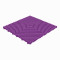 Balkontegel kunststof-open structuur-ronde ribben-Kleur: violet