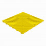 Balkontegel kunststof-open structuur-ronde ribben-Kleur: geel
